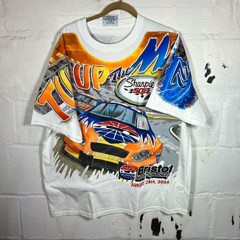 Vintage 2004 Sharpie Nascar AOP Shirt